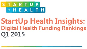 StartUp Health互联网医疗投融资报告2015Q1：市场渐成熟，大数据仍是赢家
